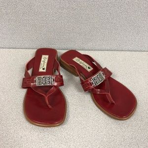 Brighton Red Laura Sandals